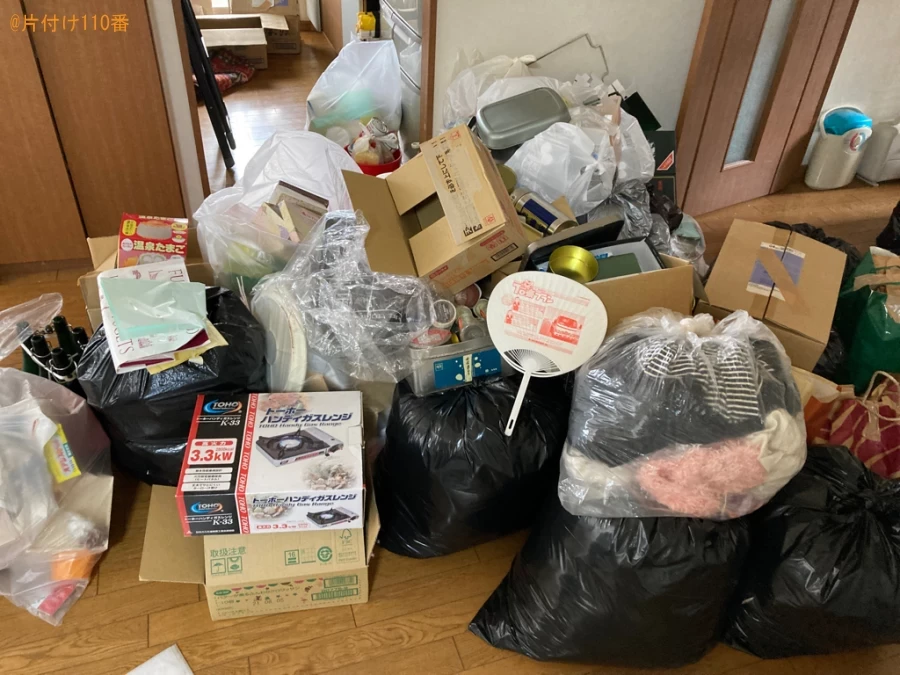 【鹿児島市天保山町】段ボール等の回収とキッチン周りの整理整頓