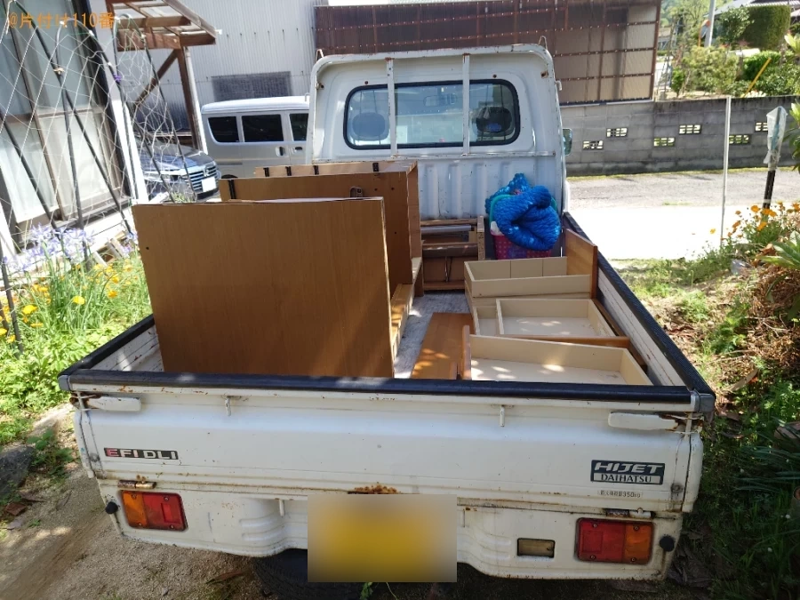 【今治市玉川町】学習机の回収・処分ご依頼　お客様の声