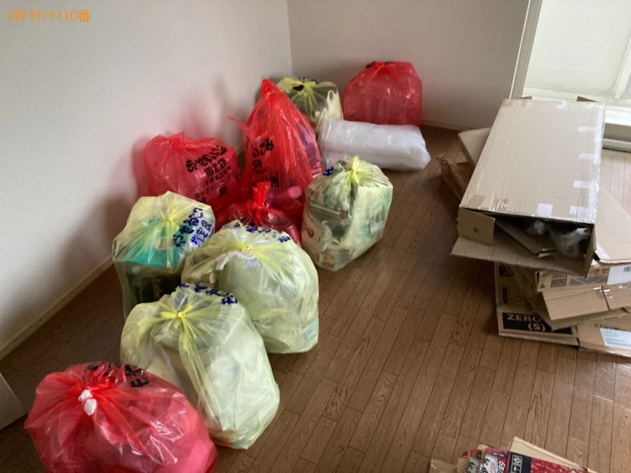 【姶良市加治木町】プラスチックごみ、段ボール、一般ごみ等の回収