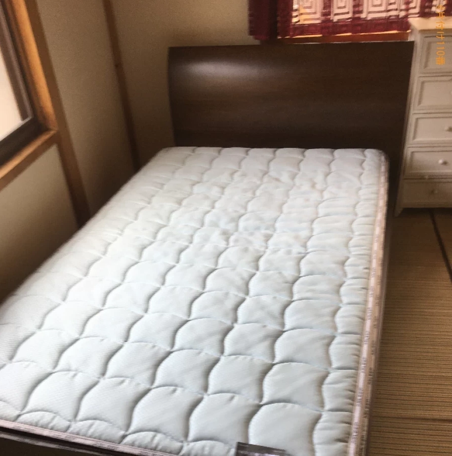 【岐阜市】マットレス付きセミダブルベッドの回収・処分ご依頼