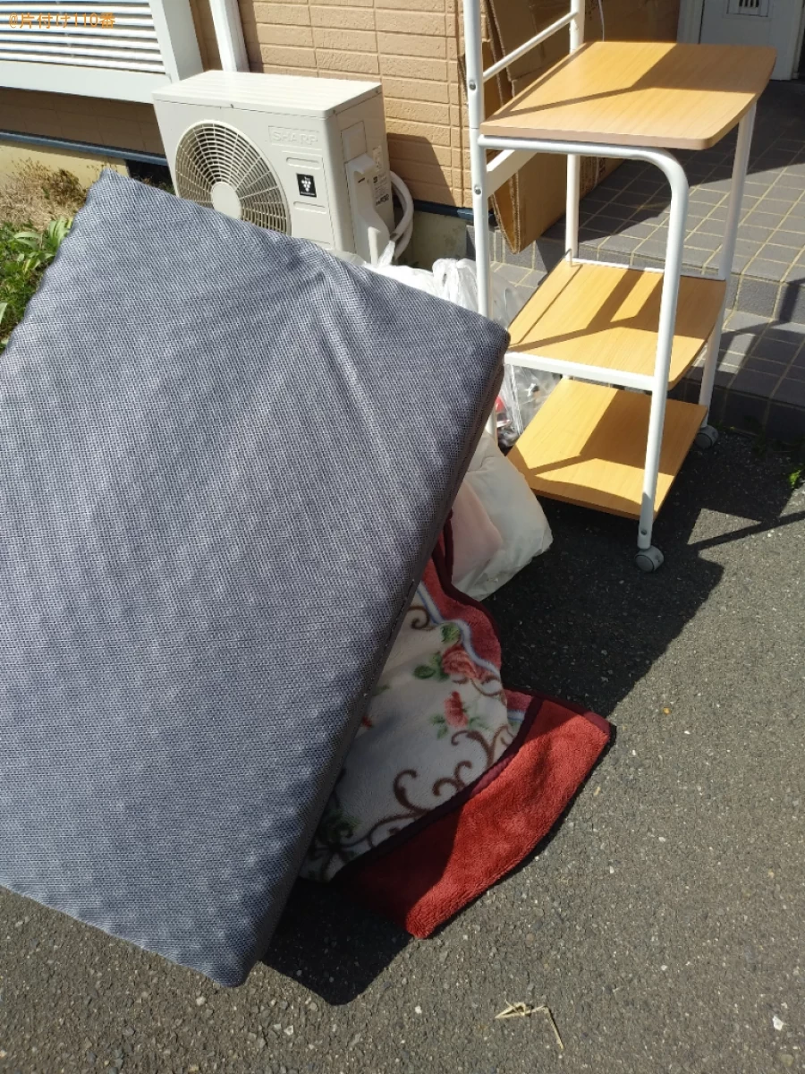 【松本市】シングルベッドマットレス、ラック、一般ごみ等の回収