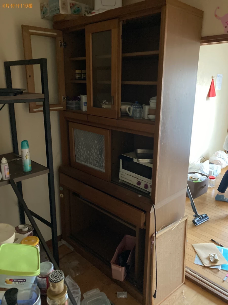 【鹿児島市】冷蔵庫、タンス、食器棚等の回収・処分ご依頼