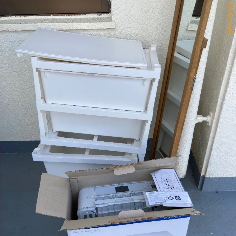 【名護市】スタンドミラー、プリンター、衣装ケースの回収・処分