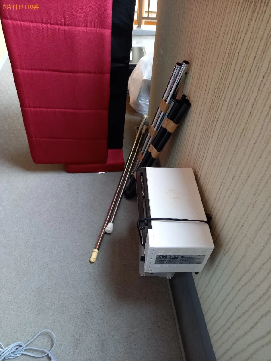 【高知市】電子レンジ、マットレス付きセミダブルベッド等の回収