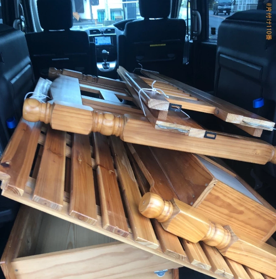 【佐賀市本庄町】シングルベッドの回収・処分ご依頼　お客様の声