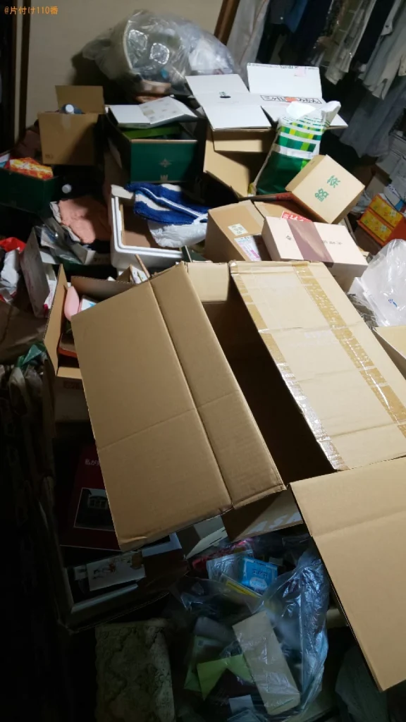 【生駒市】雑貨、ダンボール、一般ごみ等の回収・処分ご依頼