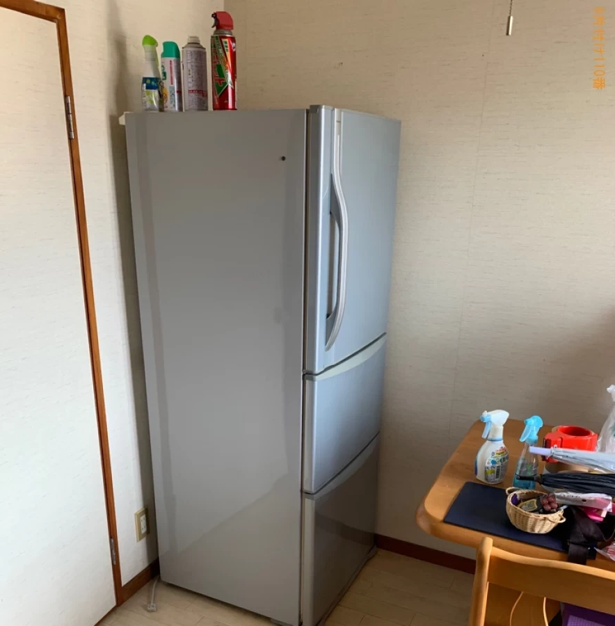 【鳥取市】マットレス付きシングルベッド、冷蔵庫、洗濯機等の回収