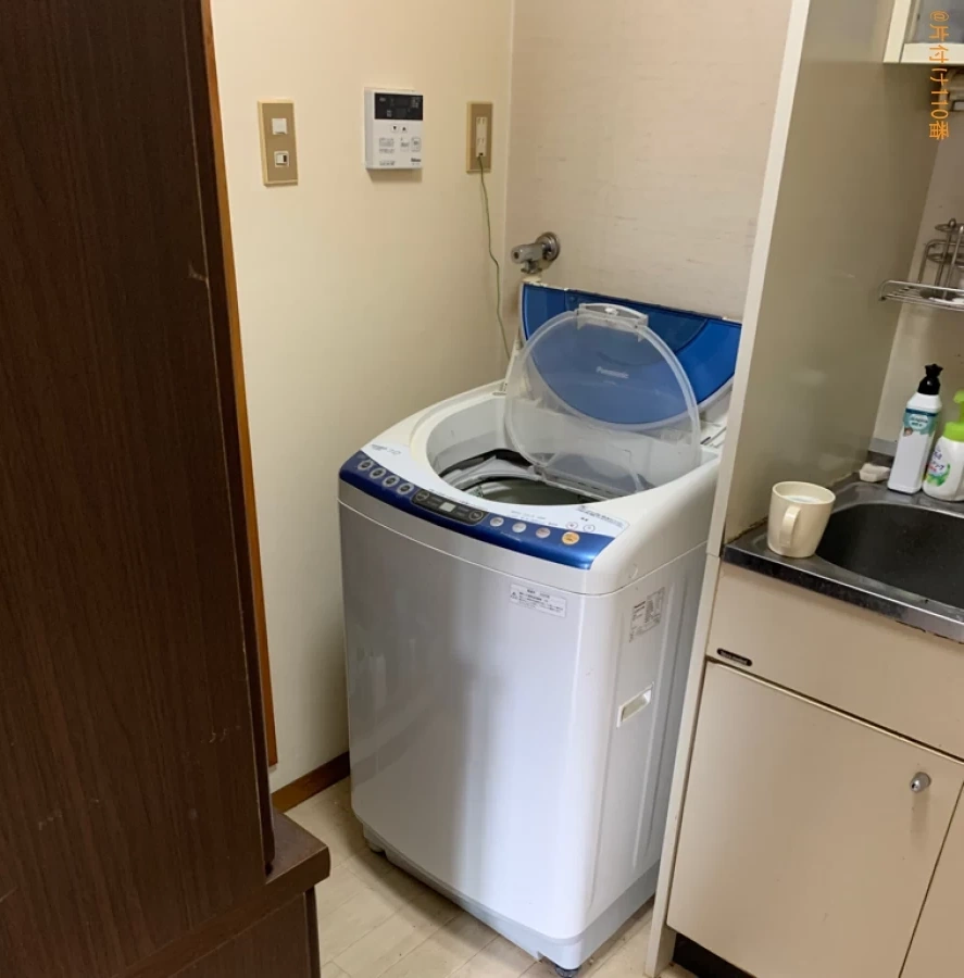 【鳥取市】マットレス付きシングルベッド、冷蔵庫、洗濯機等の回収