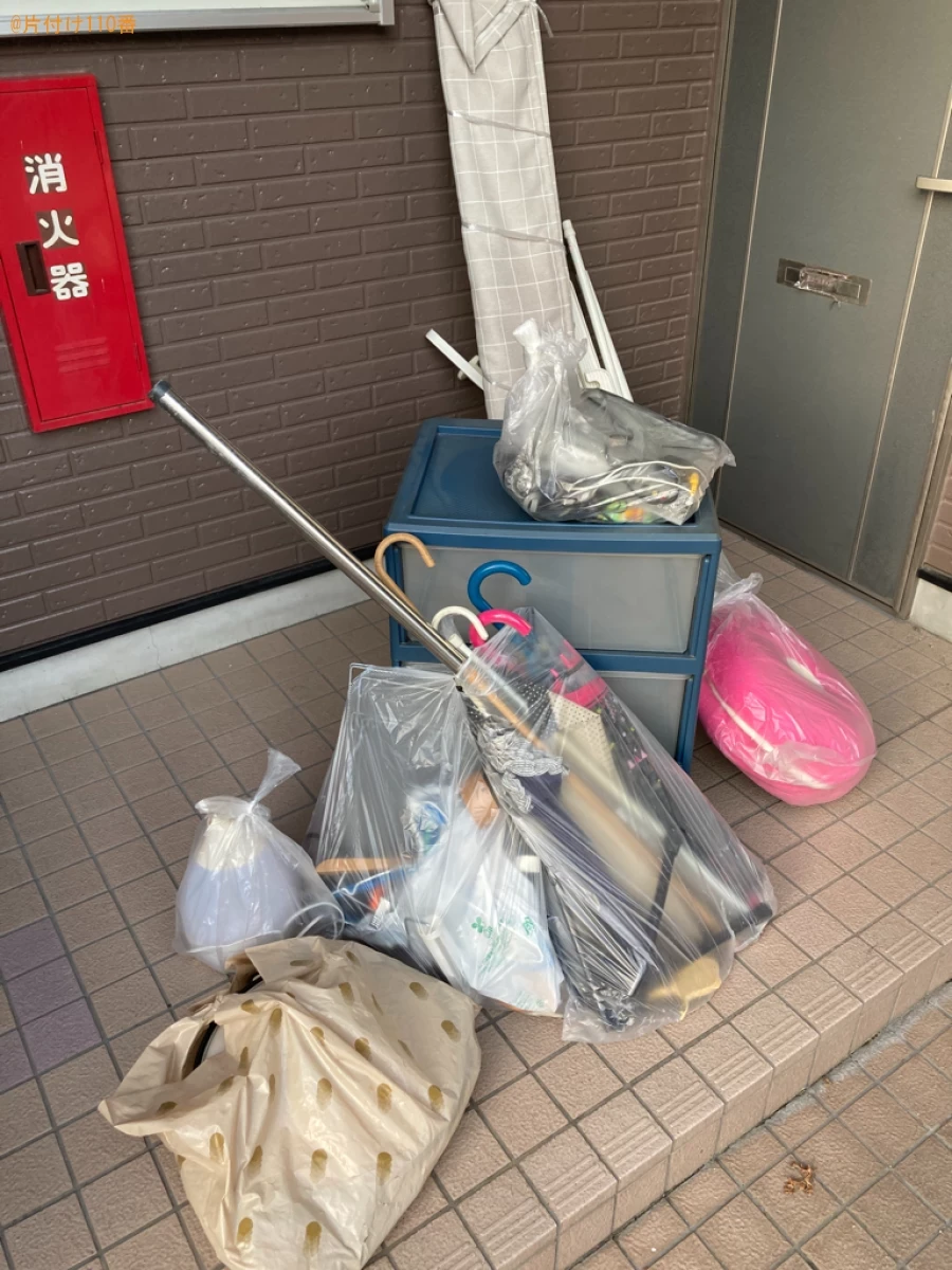 【鹿児島市】衣装ケース、傘、物干し竿、一般ごみ等の回収・処分