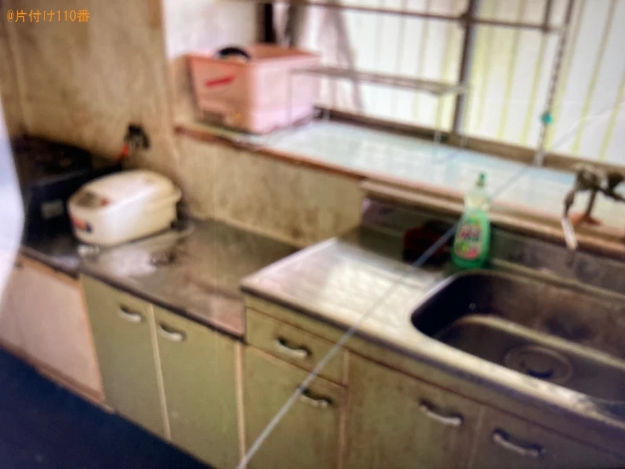 【日置市東市来町】冷蔵庫、キッチン周りの片付け・清掃作業ご依頼