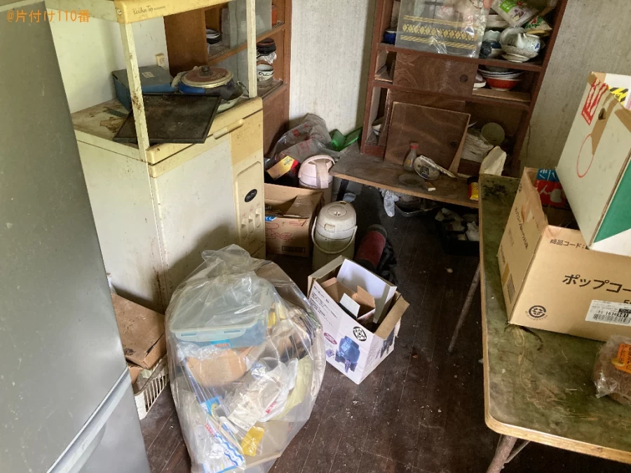 【日置市東市来町】冷蔵庫、キッチン周りの片付け・清掃作業ご依頼