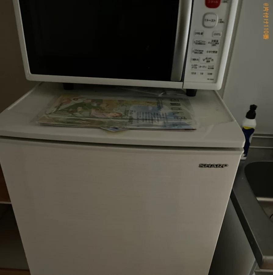 【岡山市北区】冷蔵庫、シングルベッド、テレビ、洗濯機等の回収