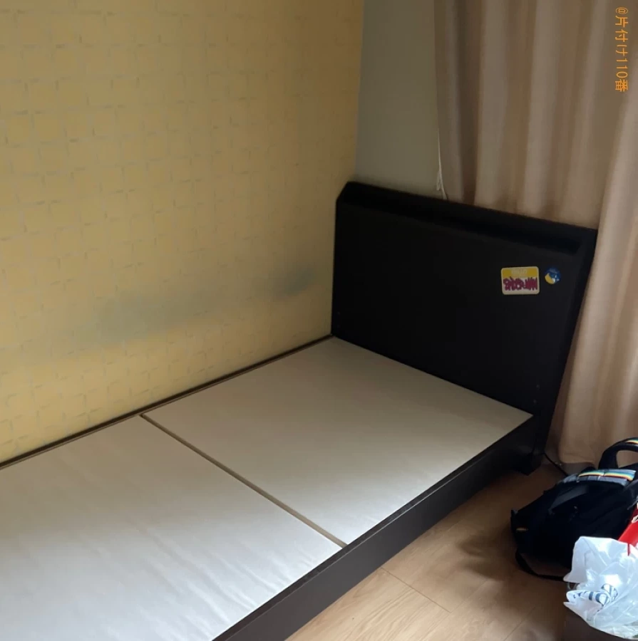 【岡山市北区】冷蔵庫、シングルベッド、テレビ、洗濯機等の回収