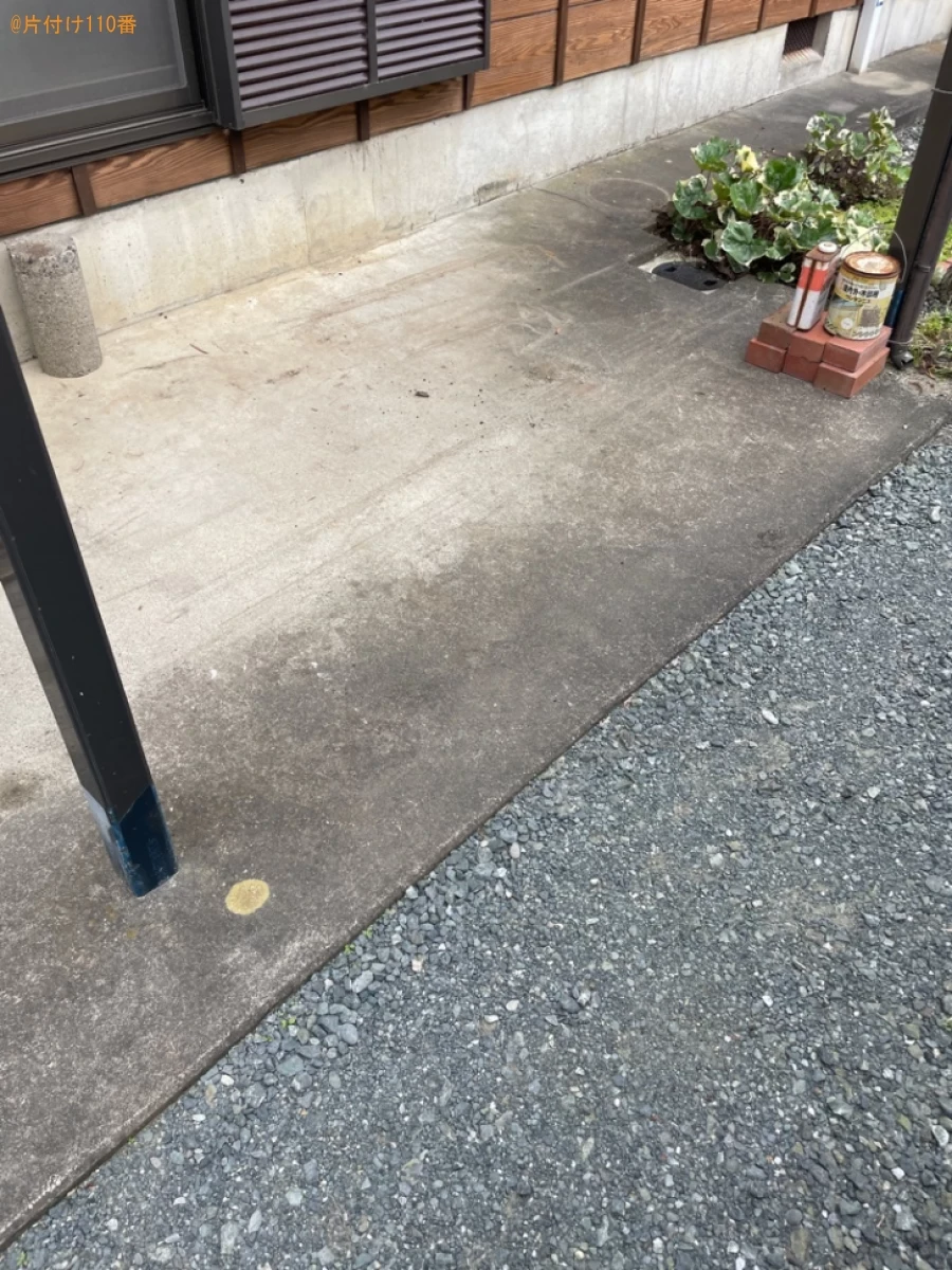 【浜松市浜北区】冷蔵庫、テレビ、テレビ台、扇風機、支柱等の回収