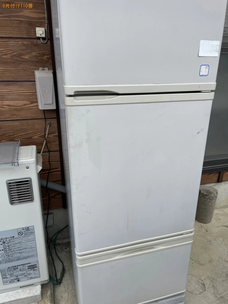 【浜松市浜北区】冷蔵庫、テレビ、テレビ台、扇風機、支柱等の回収