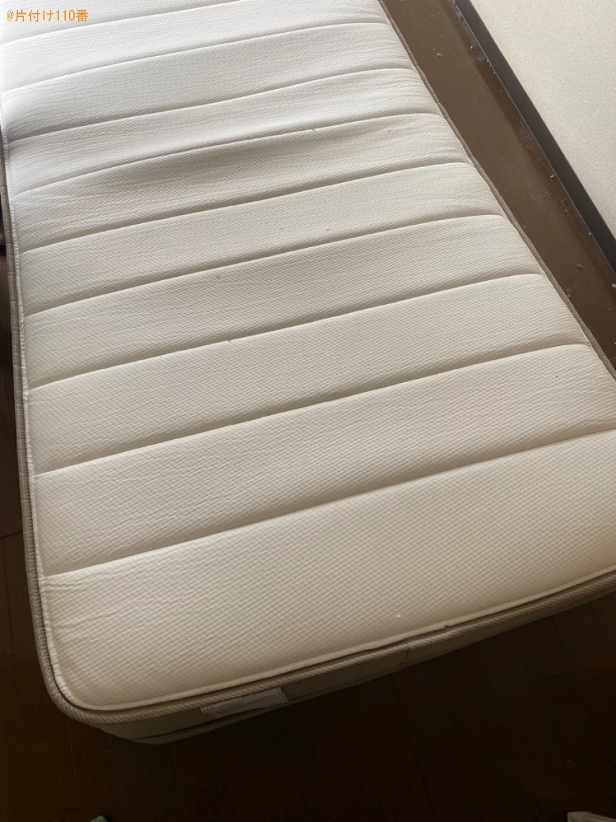 【入間市】マットレス付きシングルベッドの回収・処分ご依頼