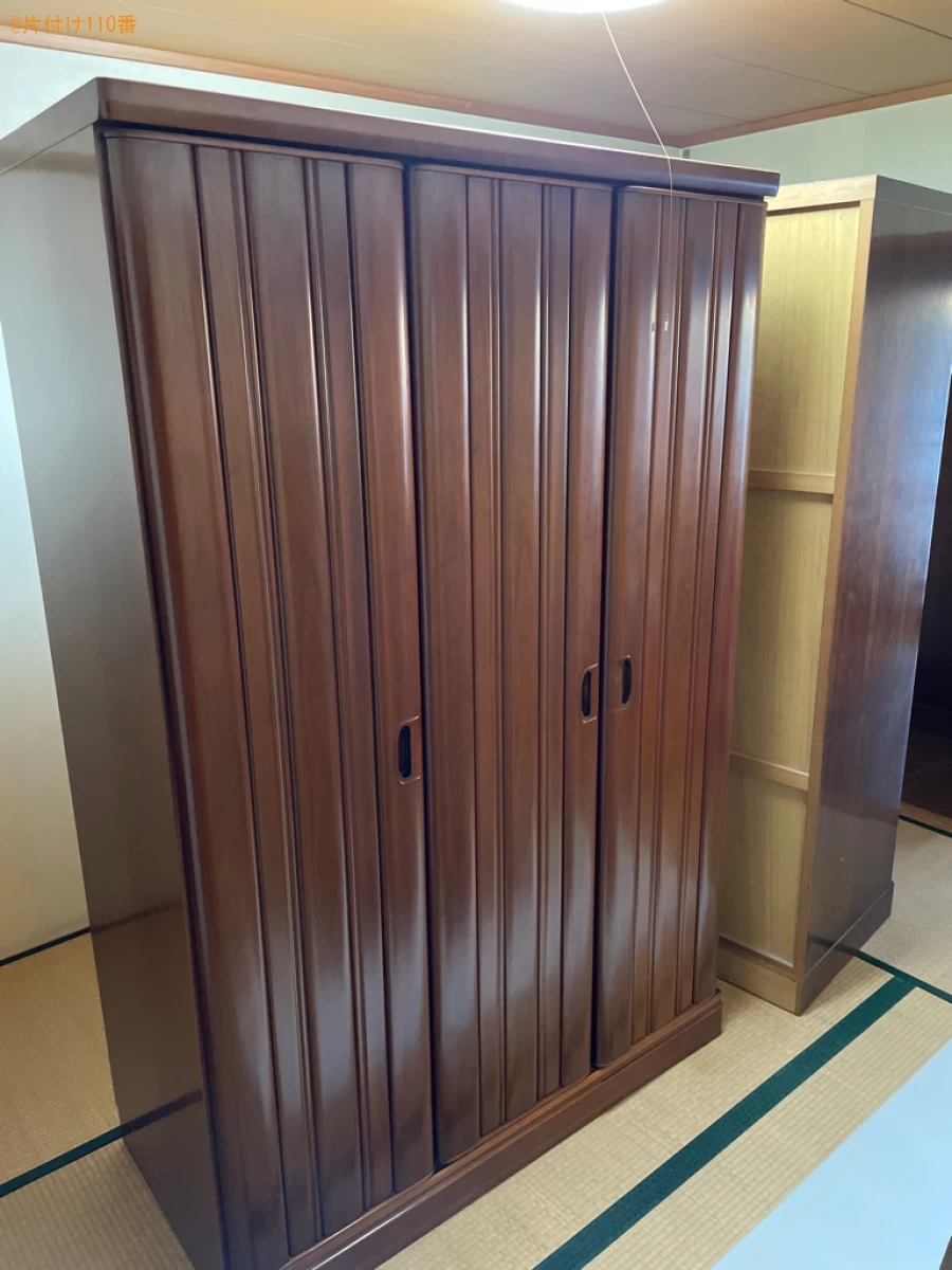 【大阪市東住吉区】婚礼タンス、靴箱、ラックの回収・処分ご依頼