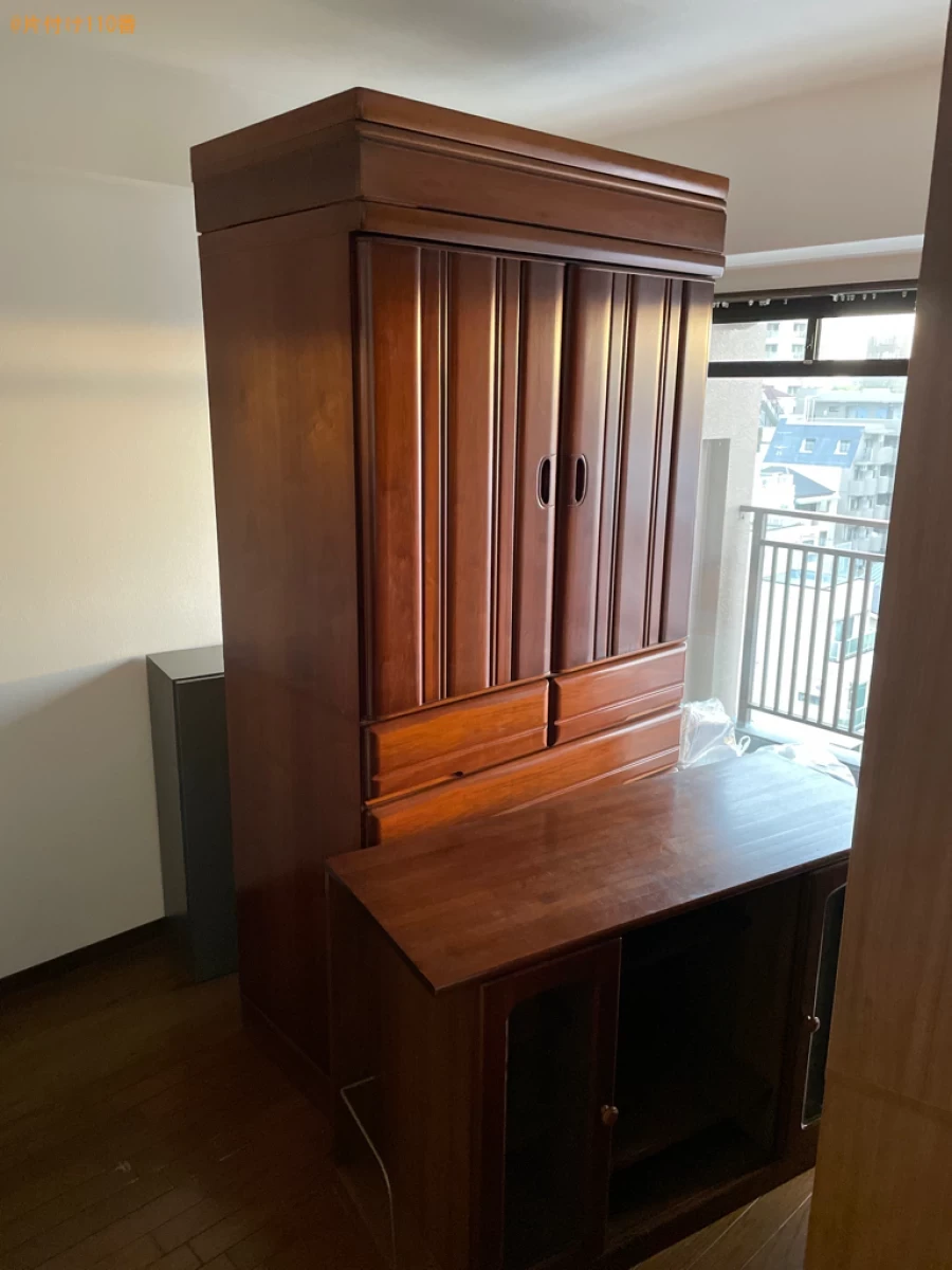 【大阪市東住吉区】婚礼タンス、靴箱、ラックの回収・処分ご依頼