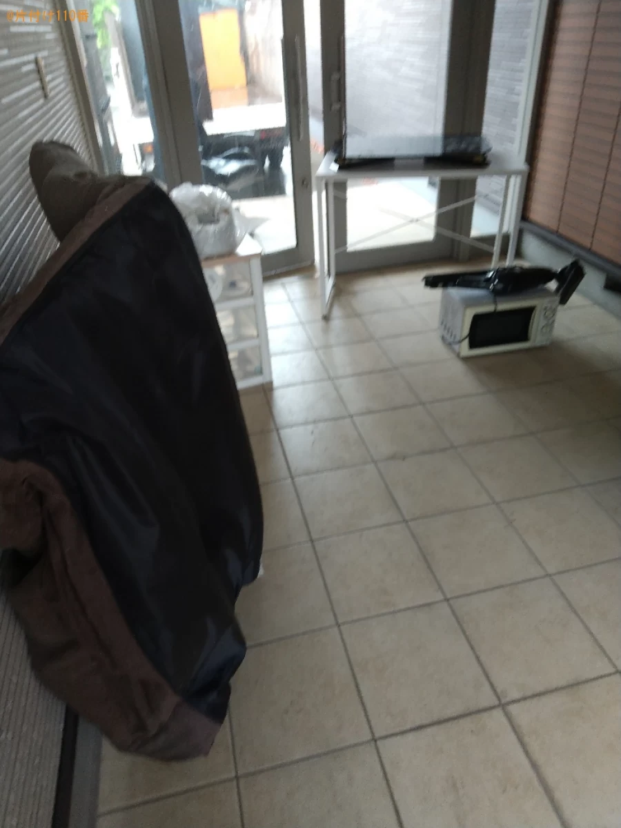 【福山市引野町】ローテーブル、冷蔵庫、炊飯器、座椅子等の回収