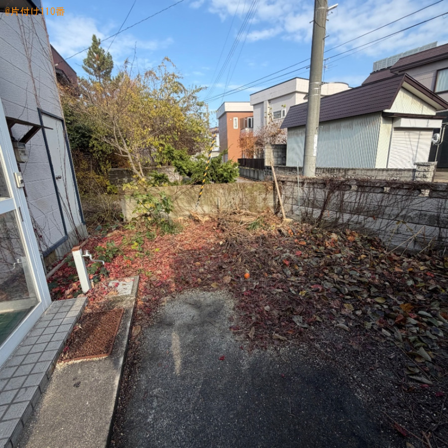 【青森市】木の伐採作業ご依頼 お客様の声