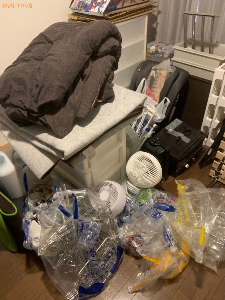 【福岡市南区】ビニールケース、除湿器、電気ケトル、ラック等の回収