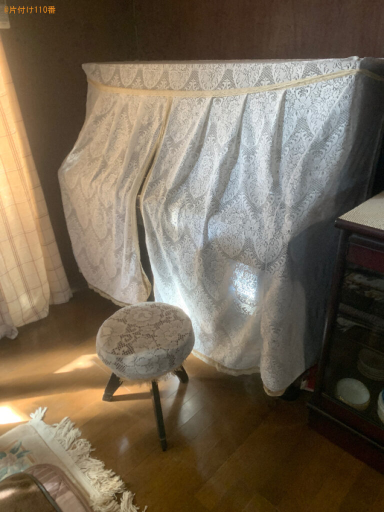 【大野城市】アップライトピアノの回収・処分ご依頼 お客様の声