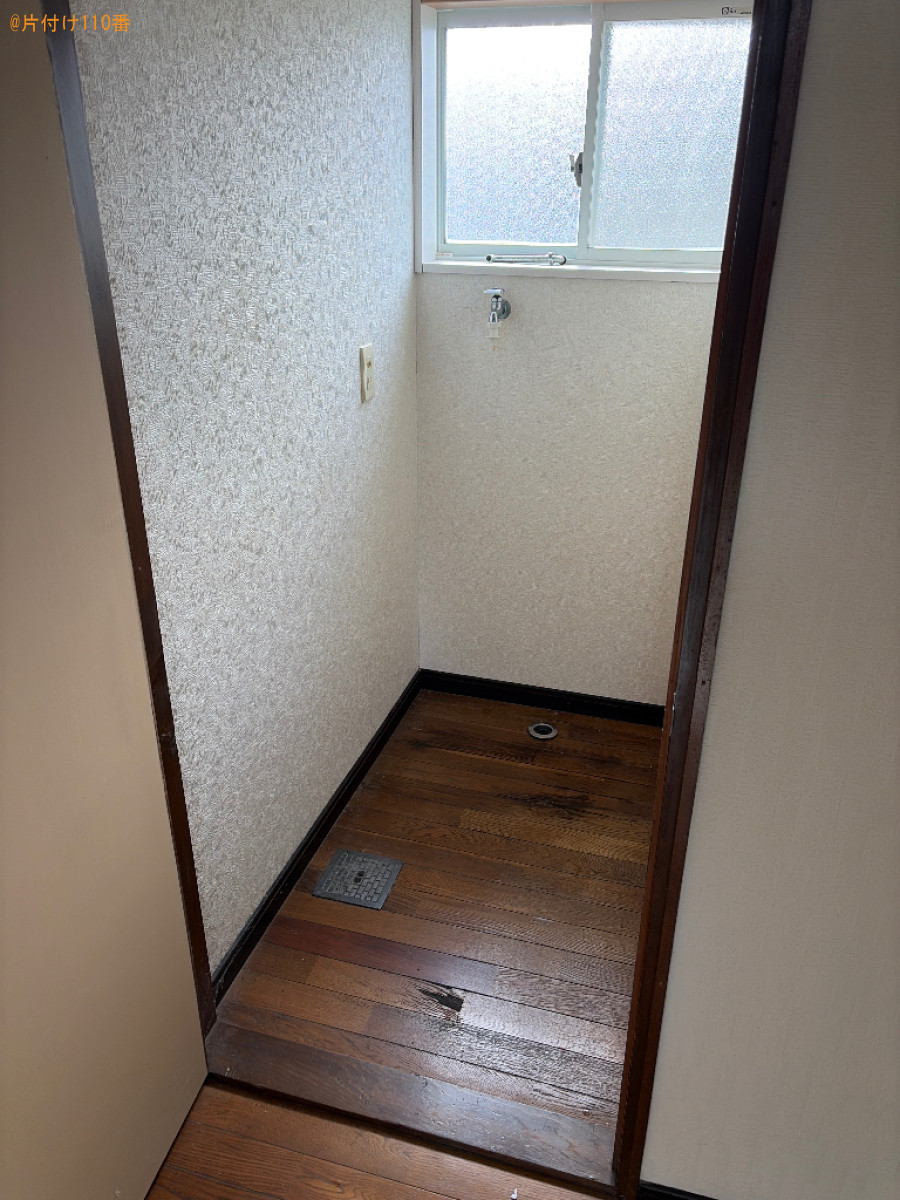 【五所川原市元町】マットレス付きセミダブルベッド、洗濯機等の回収