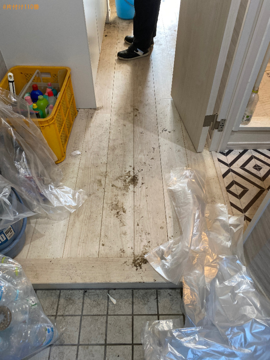 【別府市汐見町】一般ごみの回収・処分とハウスクリーニングご依頼