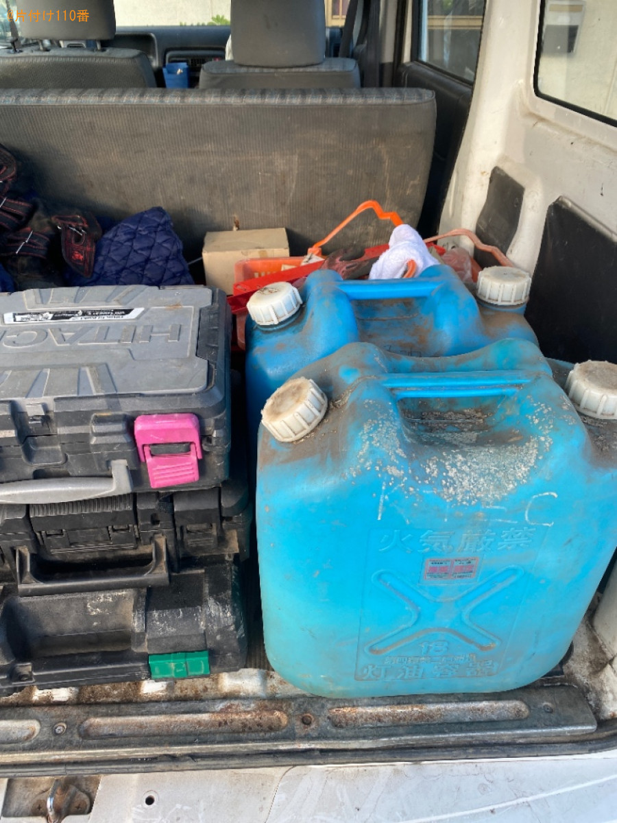 【中津市】ポリタンクに入った軽油の回収・処分ご依頼　お客様の声