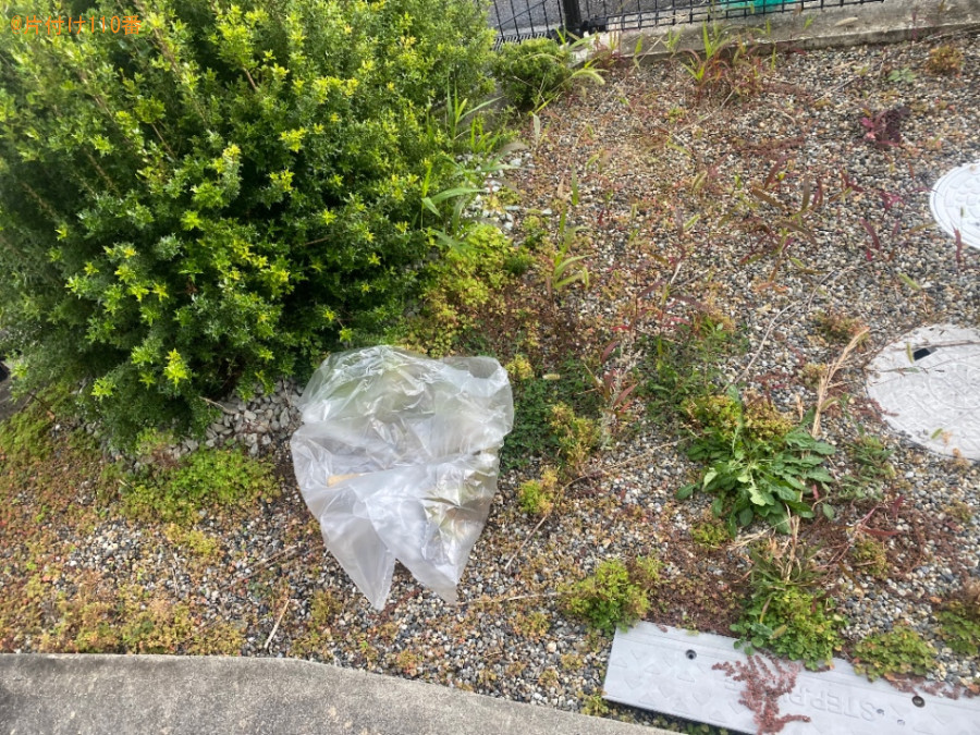 【奈良市古市町】草刈り、草むしり作業ご依頼　お客様の声