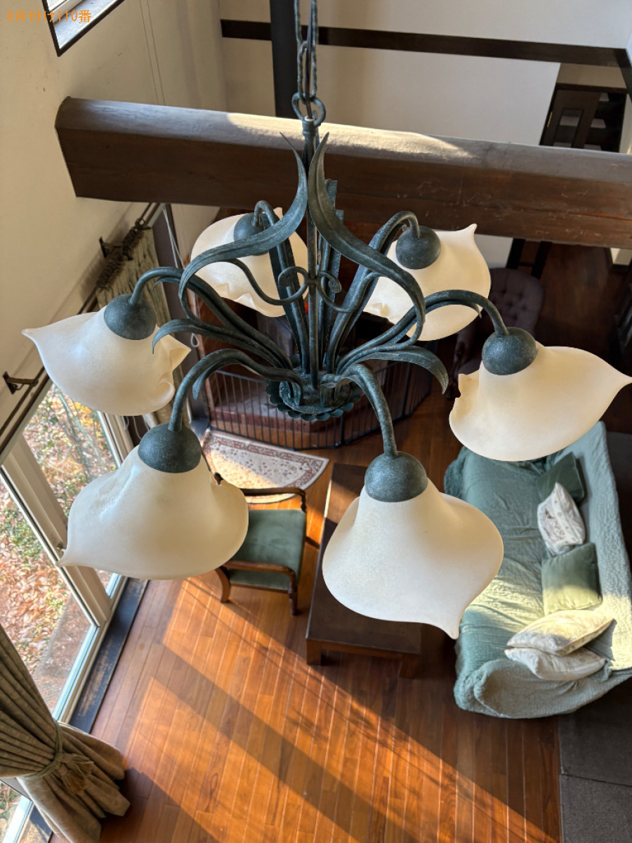 【北杜市大泉町】シャンデリアの掃除ご依頼 お客様の声