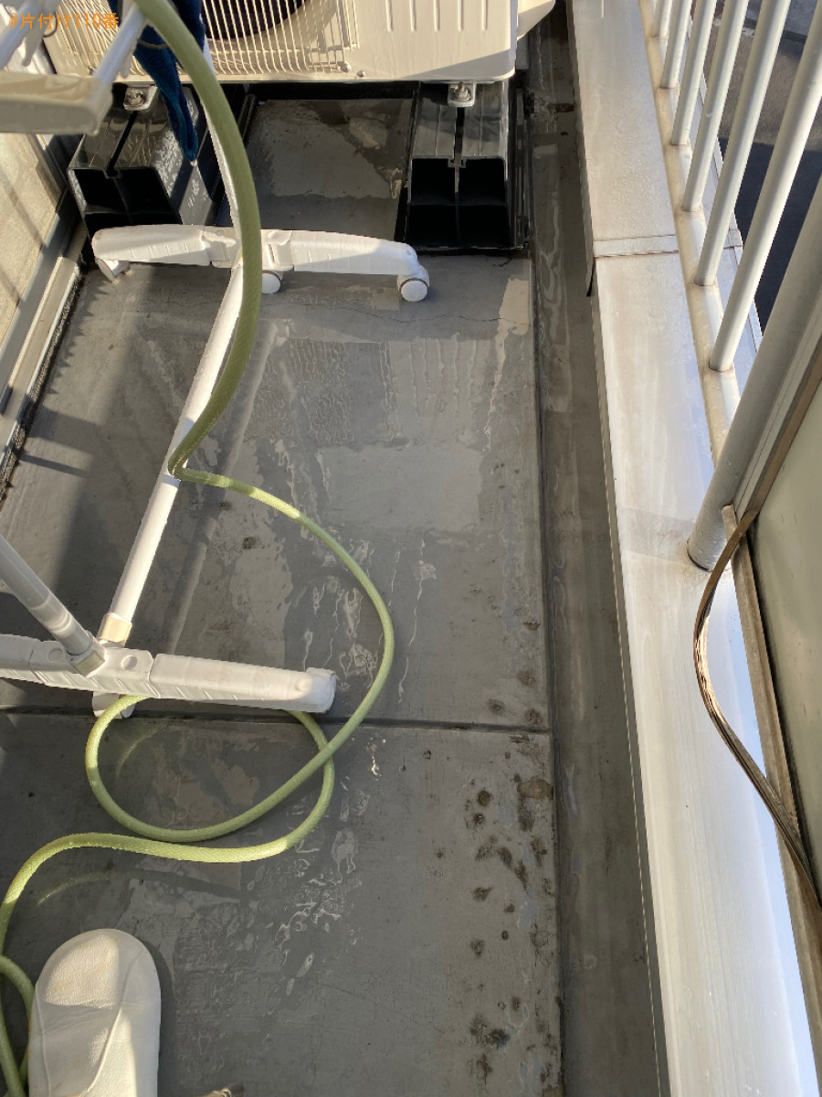 【大阪市東淀川区】ベランダ・バルコニークリーニングご依頼