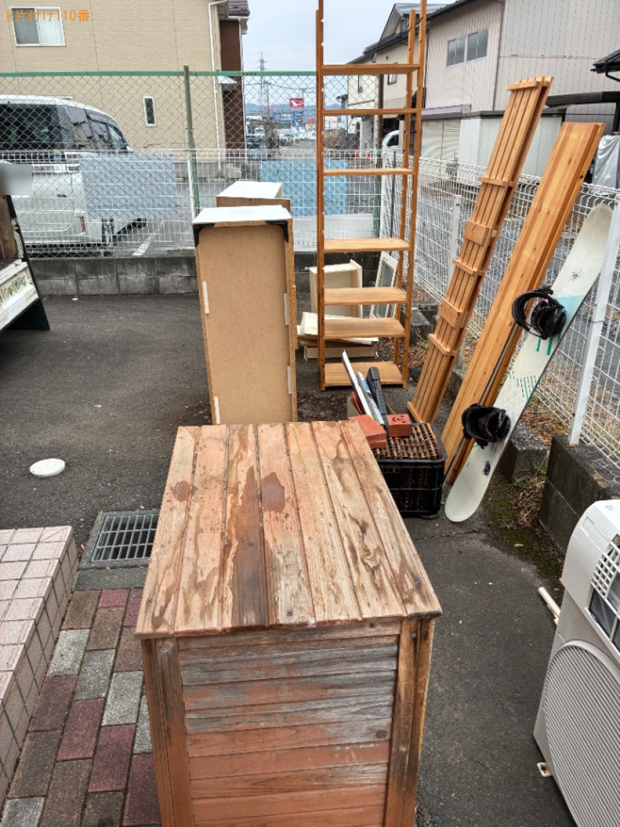 【北上市】スノーボード、椅子、ラック等の回収・処分ご依頼