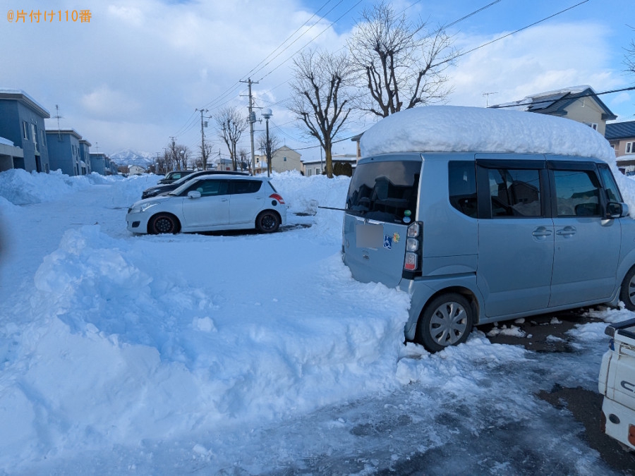 【河西郡芽室町】雪かき作業ご依頼 お客様の声