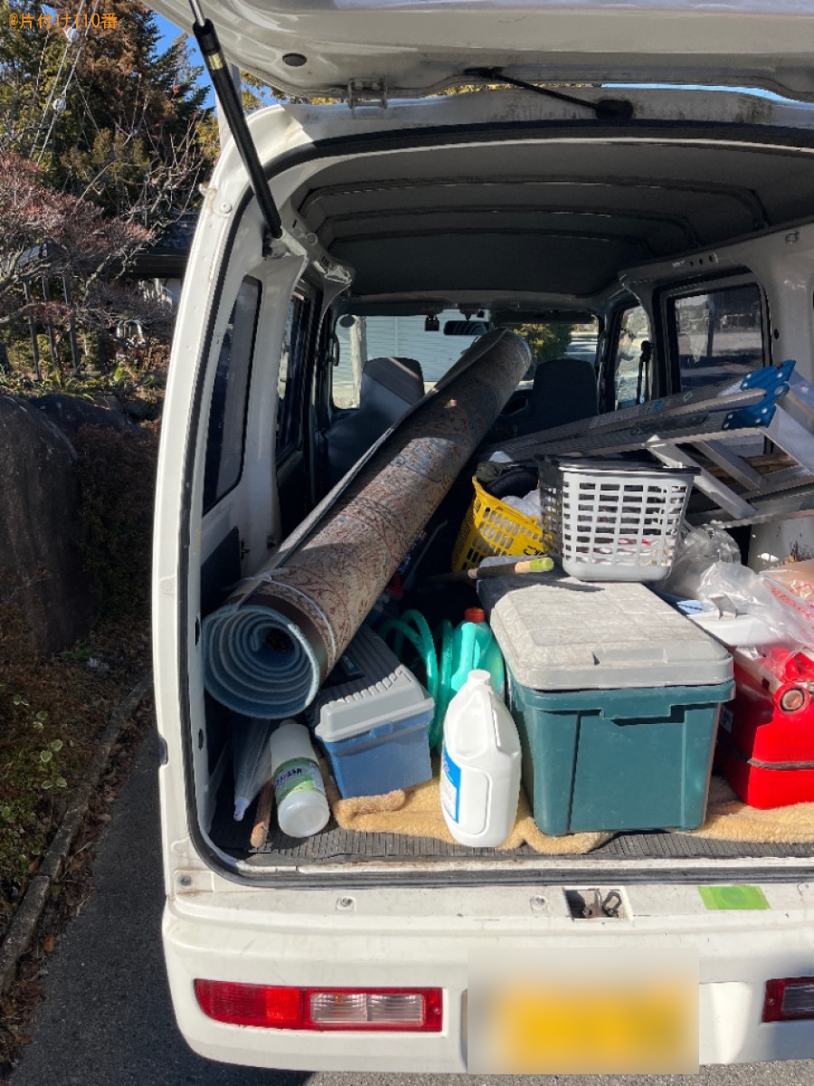 【安曇野市】カーペットの回収・処分ご依頼　お客様の声