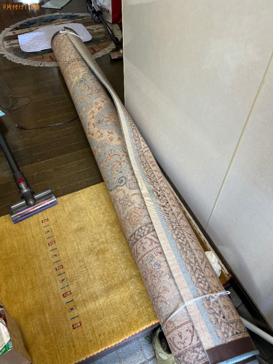 【安曇野市】カーペットの回収・処分ご依頼　お客様の声