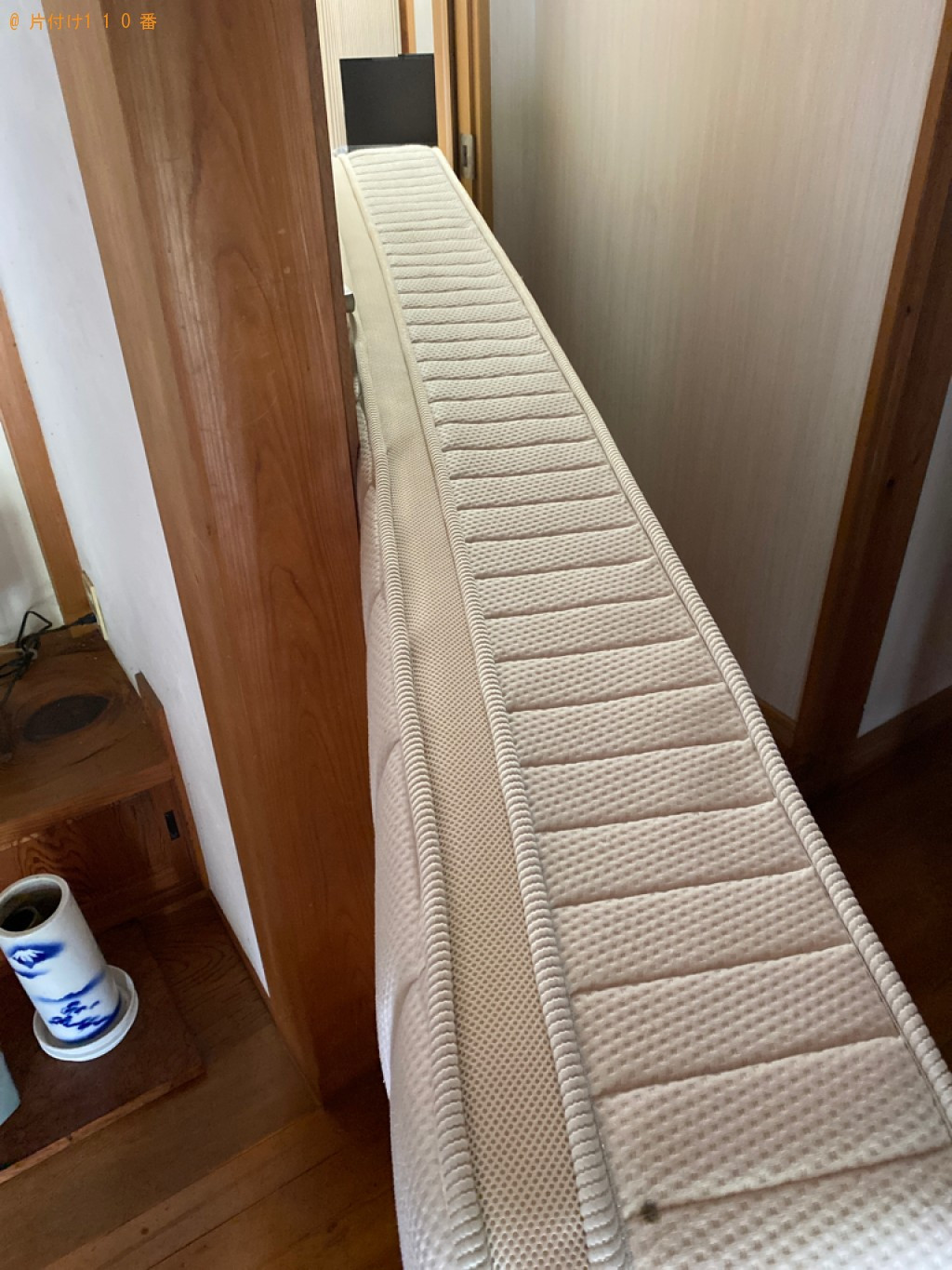 【松江市玉湯町】シングルベッドマットレスの回収・処分ご依頼