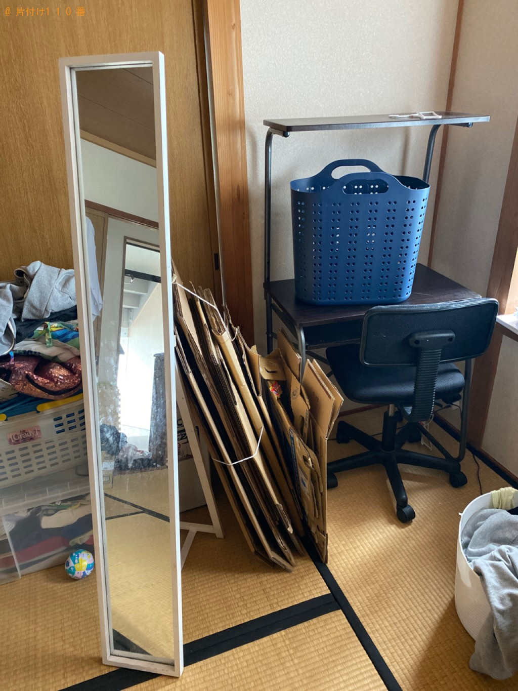 【出雲市灘分町】PCデスク、椅子、チャイルドシート等の回収・処分