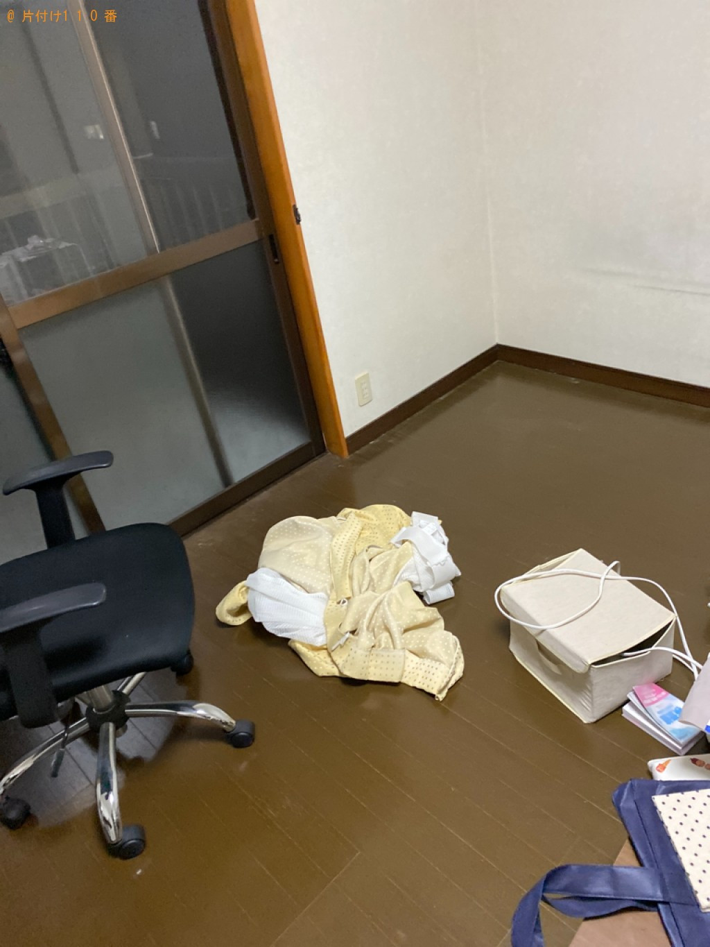 【出雲市】マットレス付きシングルベッド、冷蔵庫、洗濯機等の回収