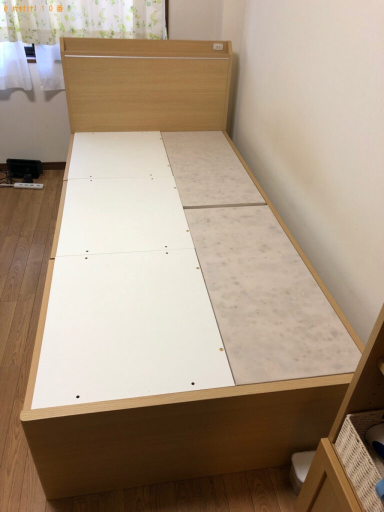 【足柄下郡箱根町】シングルベッドの回収・処分ご依頼 お客様の声