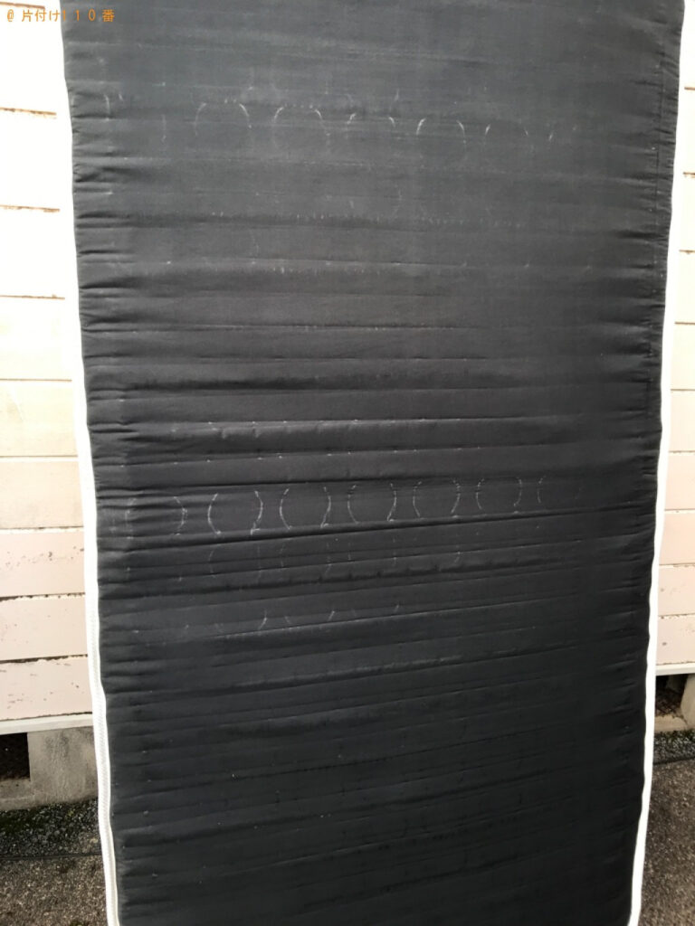 【松江市西川津町】シングルベッドマットレスの回収・処分ご依頼