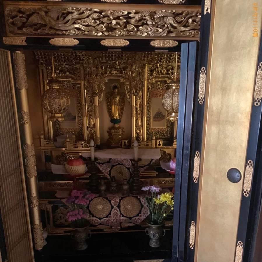 【中津市本耶馬渓町】アップライトピアノ、仏壇、タンス等の回収