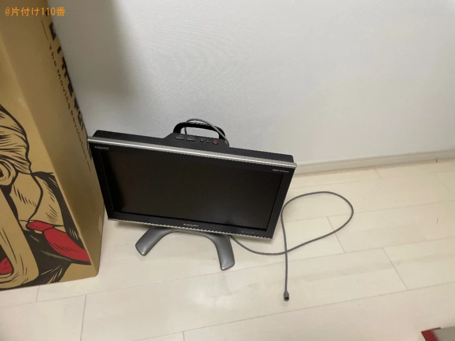 【栗東市】家庭用エアコン、テレビの回収・処分ご依頼　お客様の声