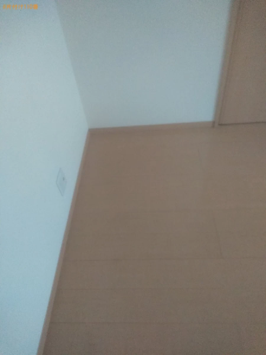 【今治市衣干町】マットレス付きセミダブルベッド、かご等の回収