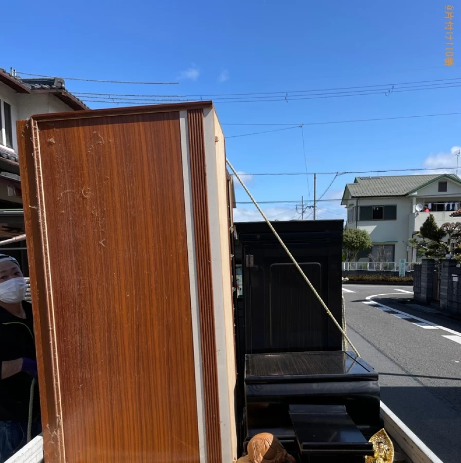 【蒲生郡竜王町】仏壇、仏具、食器棚の回収・処分ご依頼　お客様の声