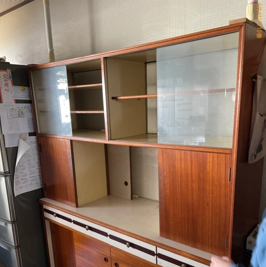 【蒲生郡竜王町】仏壇、仏具、食器棚の回収・処分ご依頼　お客様の声