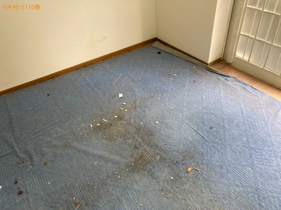 【薩摩川内市東大小路町】マットレス付きシングルベッド、冷蔵庫等の回収