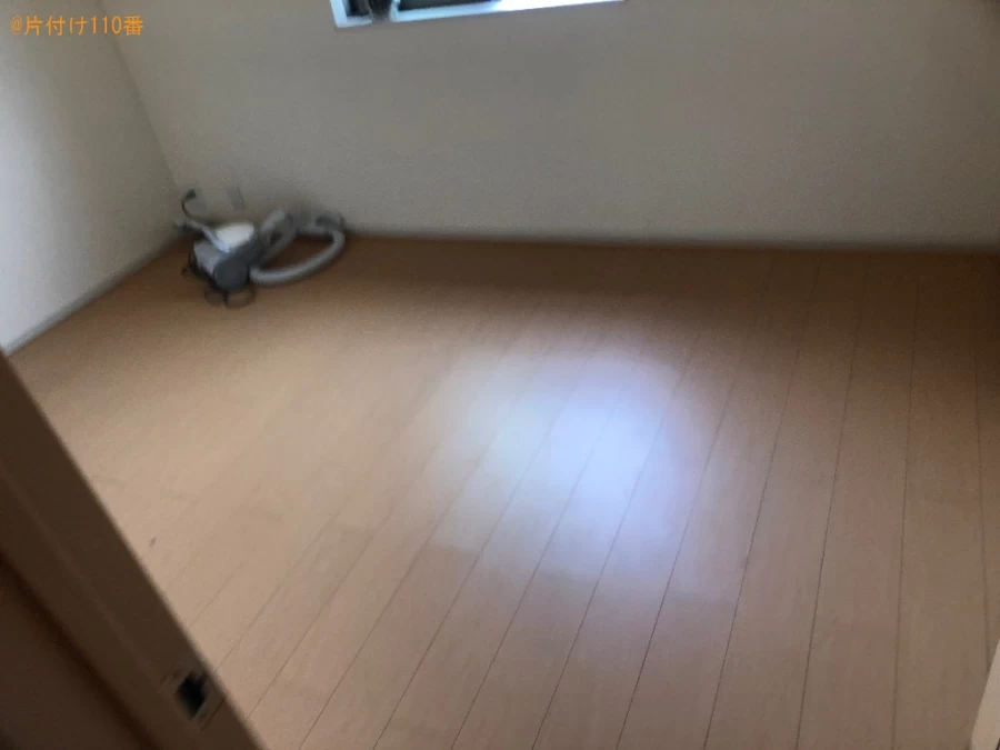 【柳井市】マットレス付きセミダブルベッドの回収・処分ご依頼