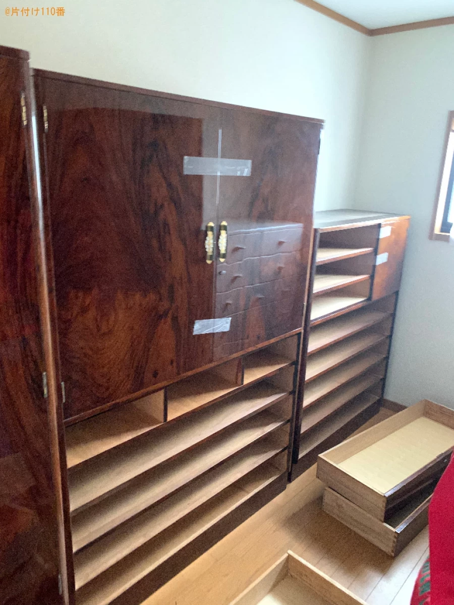 【名張市】タンス、食器棚の回収・処分ご依頼 お客様の声