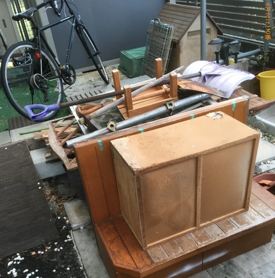 【岐阜市】トタン、木材、鉄管、木製ベンチ等の回収・処分ご依頼